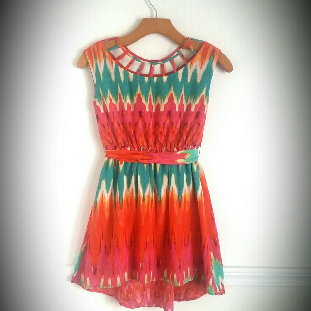 🍁Girl High-Low Dress